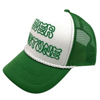 Gorra Deportiva de 5 Paneles para Verano, con Logotipo Personalizado, Negra, Unisex, Ajustable, de Malla, con Aspecto Desgastado, de Lujo