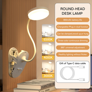 Dreepor Thông tư bàn đèn cảm ứng bàn di động đèn để đọc sách nghiên cứu 3 chế độ màu ánh sáng - Product Image 3