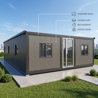 Maison préfabriquée pliable et extensible de 30 pieds, anti-inondation, prix d'usine