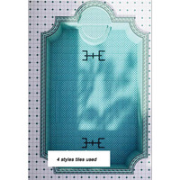 Carrelage de mosaïque de piscine personnalisé ensemble complet programme résolu Parquet maroc design vert bleu couleurs carrelage de sol mural de bain