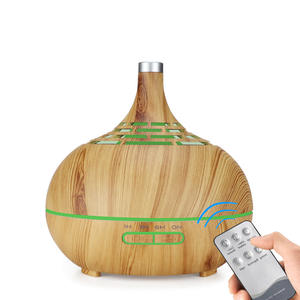 Diffuseur d'arômes moderne en marbre 0,5 L, humidificateur ultrasonique avec lumière LED pour l'aromathérapie à domicile - Product Image 4