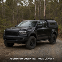 Capot de camionnette Jeep Gladiator sans perçage, fixation par serre-câble, capot rigide pour lit de camionnette