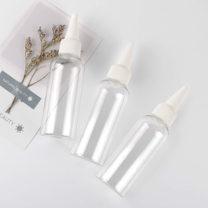 2oz 60ml 100ml 200ml PET Clear <b>Plastic</b> Solvents Oils Paint Ink Hair Oil Squeeze Bottle With Twist Top <b>Cap</b> Tip Applicator - Product Image 4
