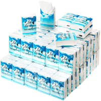 Mini 2 plis pâte de bois vierge mouchoir facial sans danger pour les aliments petit mouchoir de poche serviettes de table pour les pique-niques