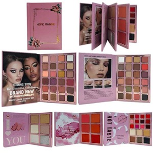 HERORANGE Buch-Make-up-Palette 78 Farben Wasserfest Perlglanz Matt Highlight Konturierung Multifunktions-Lidschatten Grenzüberschreitende Farbpalette - Product Image 5
