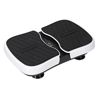 Mini plaque vibrante portable pour le corps entier, pour la remise en forme à domicile, amincissement et mise en forme, vitesse réglable (1-99 niveaux), puissance 25W, 15 minutes
