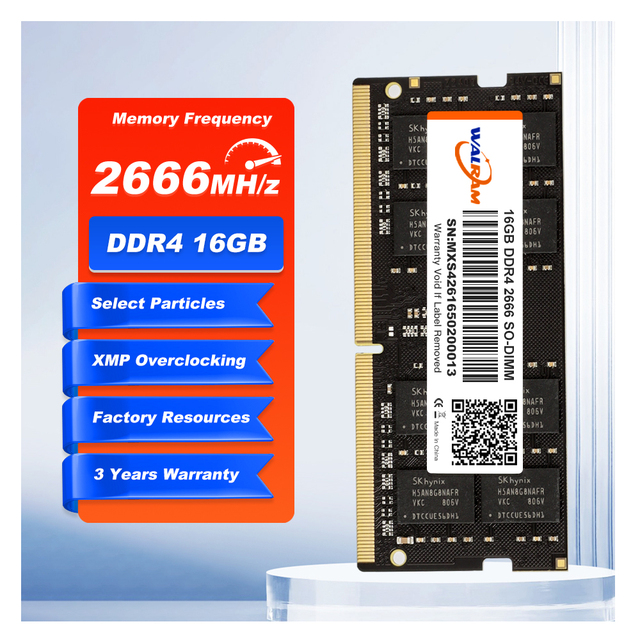 DDR4 16GB Kit (2x8GB) 2666MHz (PC4-24000) CL16 Computer PC and Laptop Memory Module RAMs