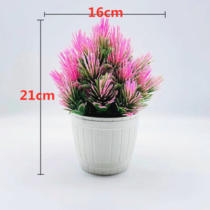 Planta Artificial en Maceta, Flores de Plástico en Forma de Campana, Tacto Natural, Pequeño Adorno para Decoración de Interiores - Product Image 3