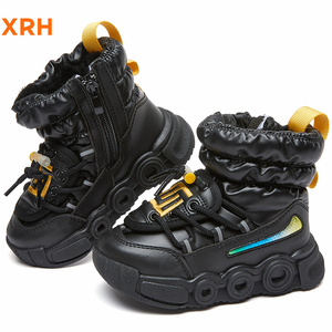 Bottes <span class=keywords><strong>de</strong></span> neige personnalisées en PU pour enfants, chaussures décontractées pour enfants, vente en gros en vrac - Product Image 3