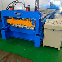 Máquina de Fabricación de Láminas para Techos de Tejas Escalonadas Glaseadas Corrugadas de Doble Capa, Precio de Fabricante