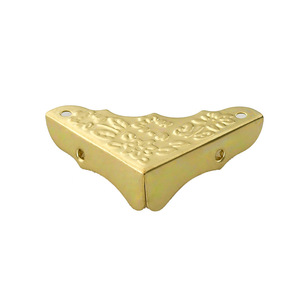 Floral Corner Protectors Iron Metal <b>Bracket</b> For Wooden Box Packaging Hardware Durable Traditional Design - Product Image 5