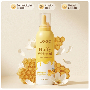 <span class=keywords><strong>Mousse</strong></span> de <span class=keywords><strong>Douche</strong></span> Hydratante et Nettoyante Douce au Lait et au Miel, Effet Nuage, <span class=keywords><strong>Mousse</strong></span> Fouettée Volumineuse, 150ml, Vente en Gros OEM - Product Image 5