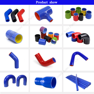 <span class=keywords><strong>Tuyau</strong></span> en silicone rouge flexible renforcé de fil d'acier ondulé, résistant aux hautes températures industrielles, diamètres intérieurs 45, 54, <span class=keywords><strong>63</strong></span>, 70 <span class=keywords><strong>mm</strong></span>, à découper - Product Image 6