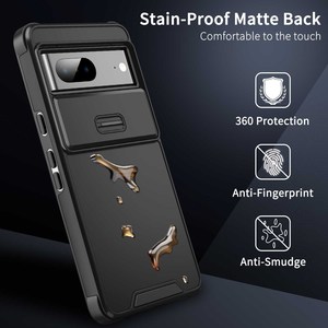 Google pixel 7 trường hợp điện thoại trượt camshield TPU + PC chống sốc điện thoại di động bền phụ kiện trong túi OPP bao bì - Product Image 2