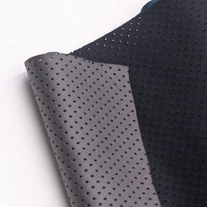 <span class=keywords><strong>Tela</strong></span> de Cuero PU Perforada, Transpirable, Resistente a los Arañazos, Material para Tapicería y Asientos de Automóvil, 0.6 mm - Product Image 2
