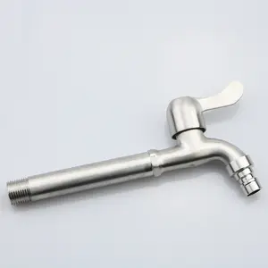 304 stainless steel faucet 18cm quick-open washing machine faucet