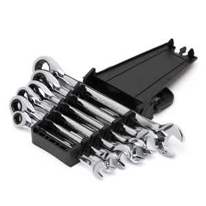 6Pcs Metric 72-tooth Double Head Ratchet <strong>Combination</strong> <strong>Wrench</strong> Spanner <strong>Set</strong> For Auto Repair Parts Assembly - Product Image 2