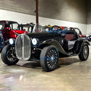 <span class=keywords><strong>Auto</strong></span> d'epoca nera di ultima progettazione elettrica Mini <span class=keywords><strong>Auto</strong></span> d'epoca retrò due posti moderni veicoli mobili visite turistiche - Product Image 1