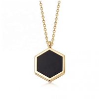 Vente flash, collier rétro, luxe léger, argent 925, or 18 carats, décoration en pierre de lune, émeraude, obsidienne, médaillon jaune