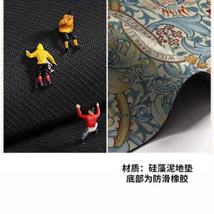 Tapetes/alfombrillas absorbentes y antideslizantes de tierra de diatomeas hechos a medida para entradas de baños, inodoros y duchas. - Product Image 2