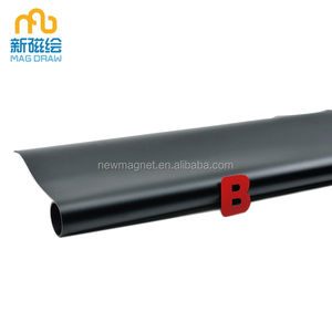 Rouleau de papier adhésif effaçable à sec pour <span class=keywords><strong>tableau</strong></span> blanc, <span class=keywords><strong>film</strong></span> PP + feuille d'acier <span class=keywords><strong>noir</strong></span> 0,6*20M - Product Image 1