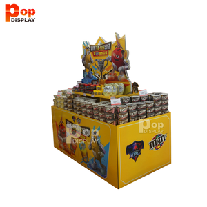 Thấp moq tông Cookie hiển thị kích thước lớn POS bán lẻ <span class=keywords><strong>Pallet</strong></span> hiển thị đứng siêu thị sô cô la quảng cáo hiển thị sàn - Product Image 4