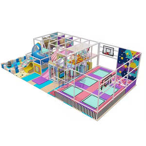 Beilai Soft Play Indoor Playground Equipment Esteras de trampolín de espuma de alta densidad Tema de cuento de hadas Juguete comunitario de plástico para niños - Product Image 1