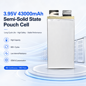 Batterie semi-solide pour drone agricole VTOL à charge lourde Viwipow 3.95V NMC Pouch Cells 280Wh/Kg 43000mAh à décharge élevée - Product Image 1