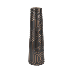 Vaso decorativo geometrico di grandi dimensioni, vaso alto per fiori, per soggiorno, camera da letto, decorazione per la casa - Product Image 3