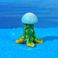 Plantes d'aquarium artificielles en plastique et soie, décoration pour aquarium