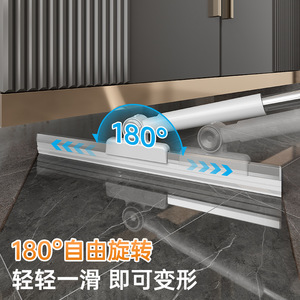 Silicone Magic Broom 55Cm Wide Head Extendable Floor <b>Mop</b> For Bathroom Kitchen <b>Cleaning</b> - Product Image 4