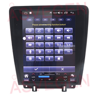 Autoradio Android Auto Lecteur DVD pour Ford Mustang 09-14 Système multimédia stéréo à écran vertical de 12.1 pouces