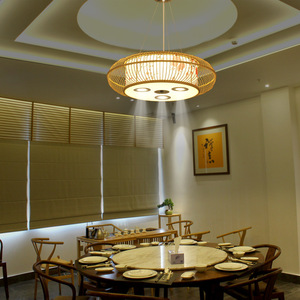 Lustre LED en forme de tambour en acier inoxydable à hauteur réglable, couleur or, pour salon, 2700K blanc chaud, base E26 - Product Image 5
