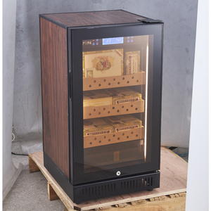 Humidor Eléctrico Pequeño de Acero Inoxidable para Cigarros, con Tanque de Agua para Humidificación, Capacidad de 68L, Temperatura Digital, 200 Unidades - Product Image 3