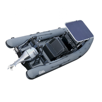 ZY 700 Rafting Hypalon Sport Cabine Cruiser Passager Rigide Utilisé Coque En Aluminium Plancher Aéroglisseur Canoë Rib Bateau