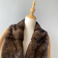 Veste en laine polaire double face respirante de luxe pour l'hiver Jxwatcher, col en fourrure de vison véritable épaisse, fermeture éclair, sur mesure pour femmes