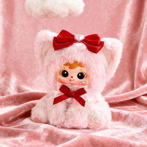 Vente en gros Samuel Velvet Rainbow Cat Plush Blind Mystery Box Kawaii Plushie Keychain Soft Stuffed Animal Pendant Creative Gift - Product Image 4