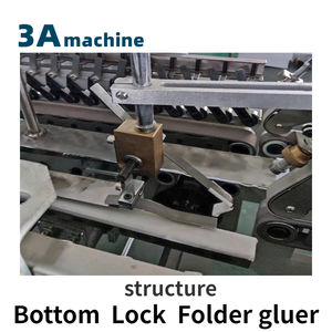 Máquina de pegamento semiautomática, bloqueo inferior automático, máquina de pegamento, carpeta encoladora <span class=keywords><strong>es25</strong></span> - Product Image 2