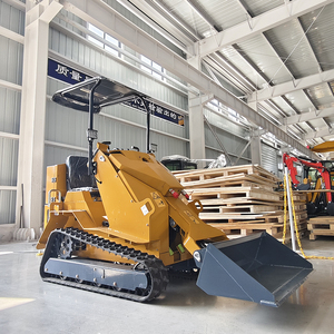 Ce/Epa 5 <b>Small</b> Garden Track Mini Skid Steer With Auger Bucket Snow Plow Trencher - Product Image 6