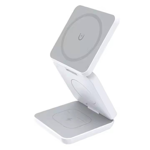Station de charge sans fil rapide 3 en 1 15W Smart Multi-Function Magnetic for Lighting Smart Watch Type-C Interface for US Socket - Product Image 3