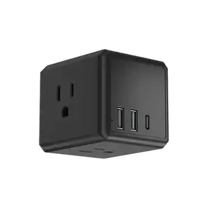 OSWELL AC Power Outlet Grounded US Plug 3 AC Outlets 3 USB C Fast Charge PD20W Electrical Socket Wall Outlet Extender