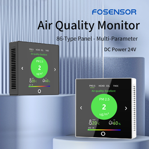 Monitor Inteligente de Calidad del Aire Interior 6 en 1 FS11006DC, CO2, PM2.5, HCHO, TVOC, Temperatura y Humedad, Wifi/RS485 F S 1 1 0 0 6 D C - Product Image 3