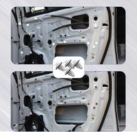 Clip de fixation de panneau pour accessoires de voiture, compatible avec la plupart des véhicules 90467-A0005
