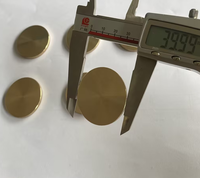 Pièces de monnaie vierges en laiton massif, rondes, personnalisables en usine, vente en gros, 30mm 40mm 50mm