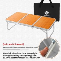 Table pliante mini en alliage d'aluminium YEZHULIN au design moderne - Portable pour hôtel, école, plage et pique-nique