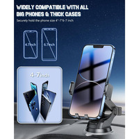 Support de téléphone pliable 3-en-1 sans fil ABS pour grille d'aération de voiture, charge rapide 15W, fixation automatique pour iPhone 17 16 15 14