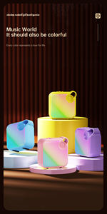 Mini haut-parleur Bluetooth avec éclairage RGB dynamique 360° °   Enceinte portable sans fil à son surround <span class=keywords><strong>pour</strong></span> chambre, fête, camping - Product Image 6