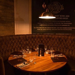 UPTOP - Bancs <span class=keywords><strong>d</strong></span>'<span class=keywords><strong>angle</strong></span> en cuir de style rétro haut de gamme pour usage commercial, en forme de U, avec table de restaurant en bois massif - Product Image 3