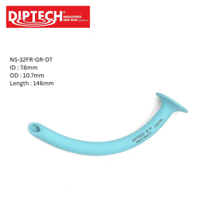 Tuyau de ventilation souple et flexible en néoprène de type Robertazzi 32FR stérile jetable pour adulte avec embout trompette OEM ODM - Product Image 1