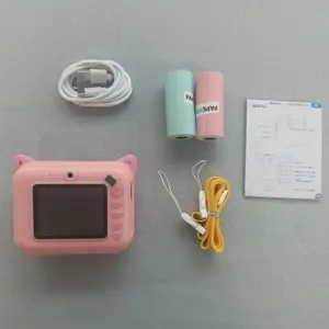 2024 nuova Mini fotocamera digitale ricaricabile per bambini con stampa istantanea con stampante